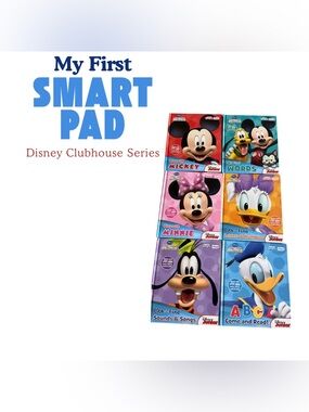 Disney Junior Mickey Mouse Clubhouse My First Smart Pad 6 Book Set Pristine